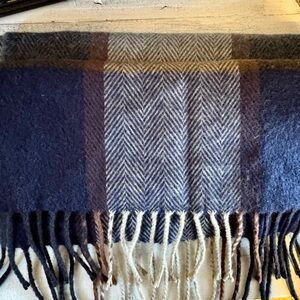 Tommy Hilfiger Navy, Brown and Cream Scarf